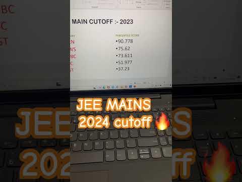 JEE MAIN 2024 Highest cutoff of all Time 😱✅Result Released ✅