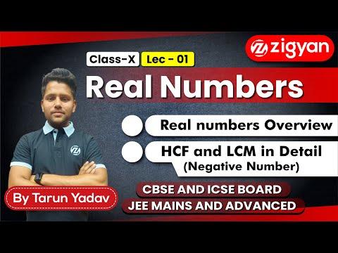 REAL NUMBER | Class-10th | HCF and LCM of Negative Nos. and Fractions | JEE Main &amp; Advanced | NEET