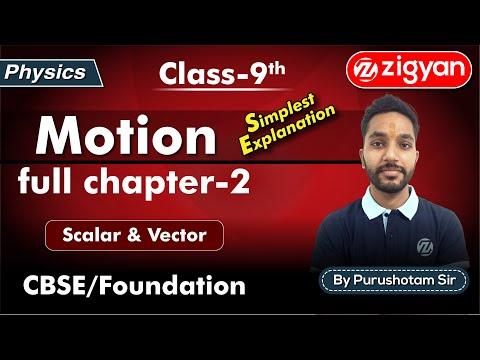 Motion | Scalar &amp; Vector | Difference between Scalar &amp; Vector | Class 9 | JEE Main | NEET | Physics
