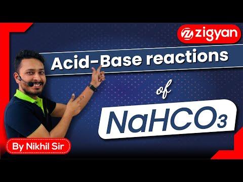 Acid-Base reactions of NaHCO3 | Sodium Bicarbonate test | JEE Main | JEE Advanced | NEET